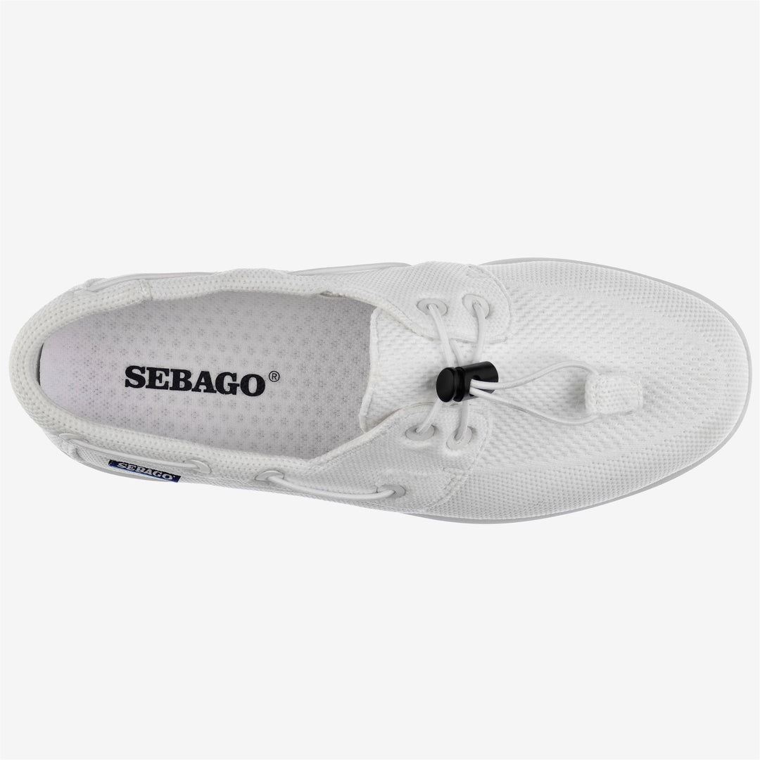 Grau-weiße Damen Low Cut Segel-Sneaker mit Stoßdämpfung main