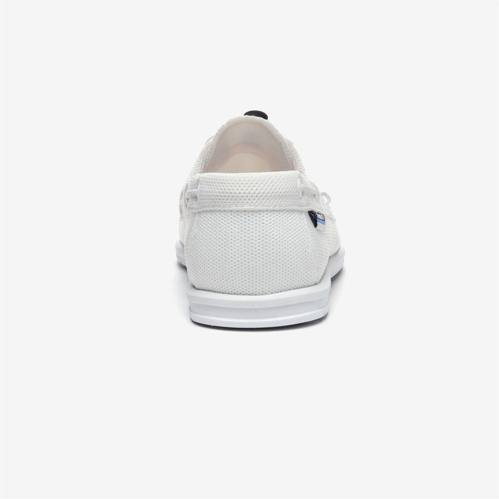 Baskets basses de voile grises et blanches pour femmes avec absorption des chocs 5