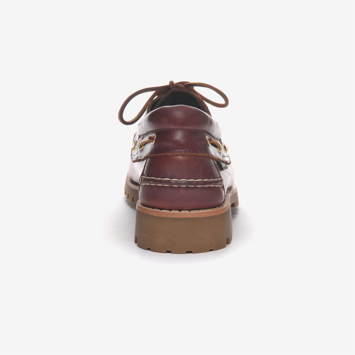 Brown Men's Leather Boat Shoe
