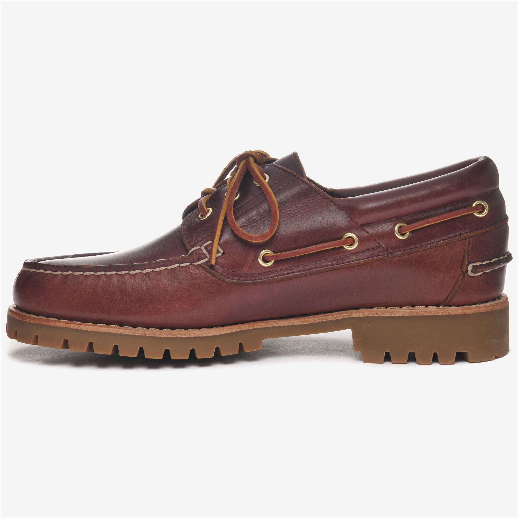 Burgundy Red Men's Leather Moccasin for Leisure Activities | Sebago