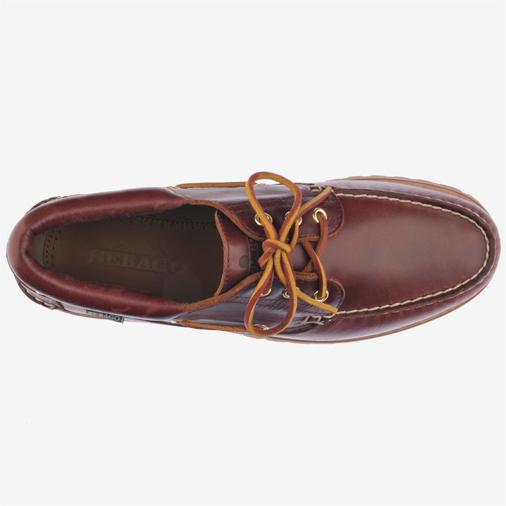 Mocassini in Pelle Uomo Bordeaux per Attività Ricreative 4