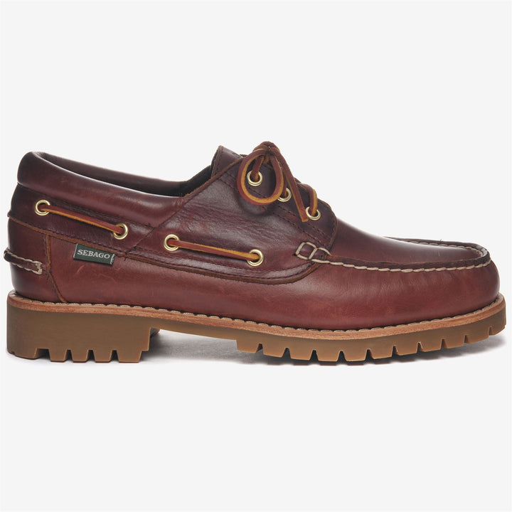 Mocassini in Pelle Uomo Bordeaux per Attività Ricreative 1