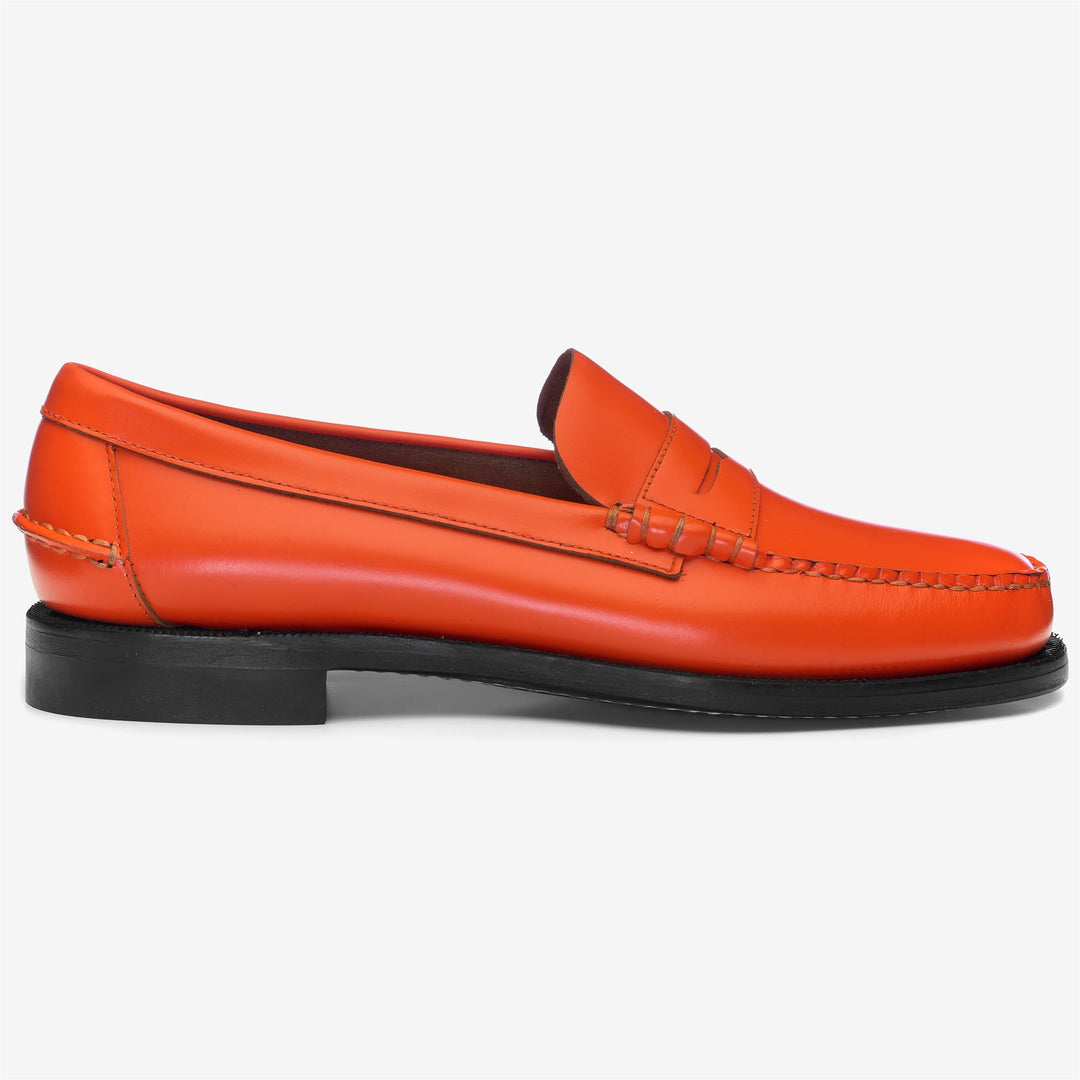 Orange Men's Premium Leather Moccasin for Business Wear 01