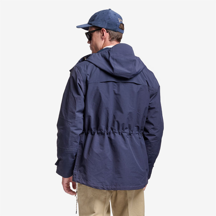 Marine Blue Unisex Yachting Jacket with Utility Pockets and Ventilation 5
