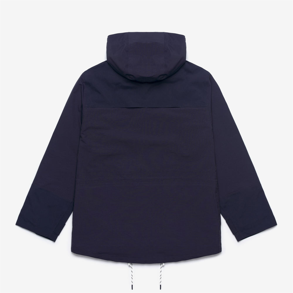 Marineblaue Unisex-Yachtjacke mit praktischen Taschen und Belüftung 02