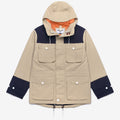Jackets_UNISEX_HURRICANE DIAZ_3/4 Length_BEIGE - NAVY - ORANGE - Commercial 1