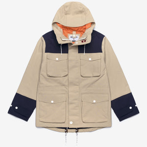 HURRICANE DIAZ - Jackets - 3/4 Length - Unisex - BEIGE-NAVY-ORANGE