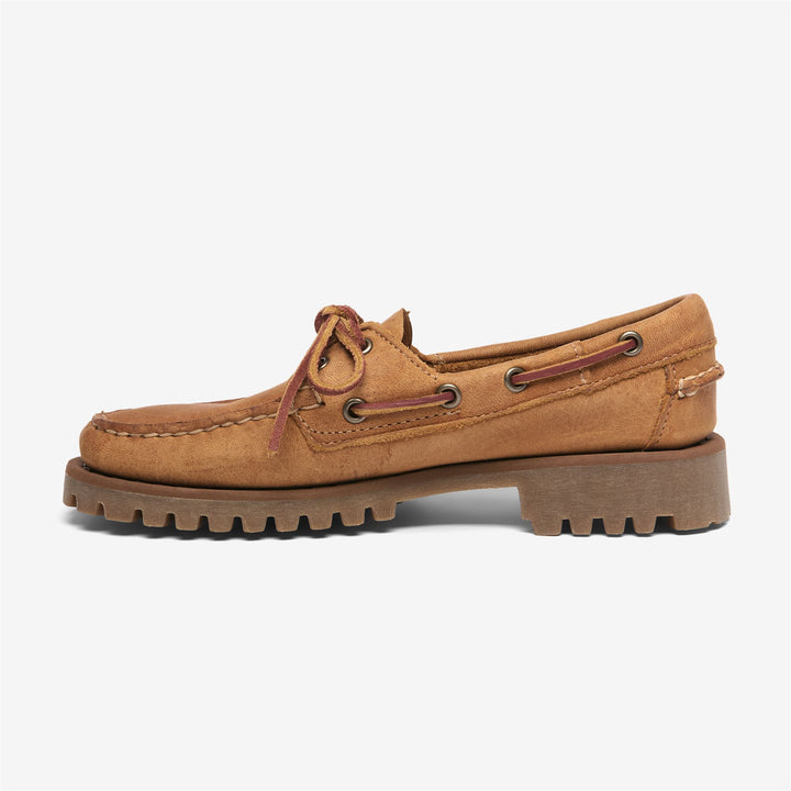 Senfgelbe Damen-Mokassins von Docksides für Reisen und Bootsfahrten 3