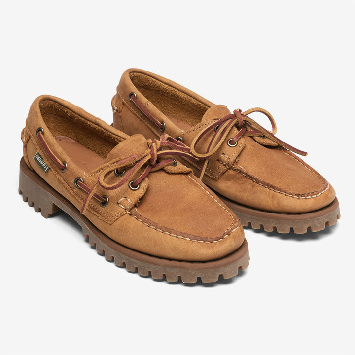 Senfgelbe Damen-Mokassins von Docksides für Reisen und Bootsfahrten 2