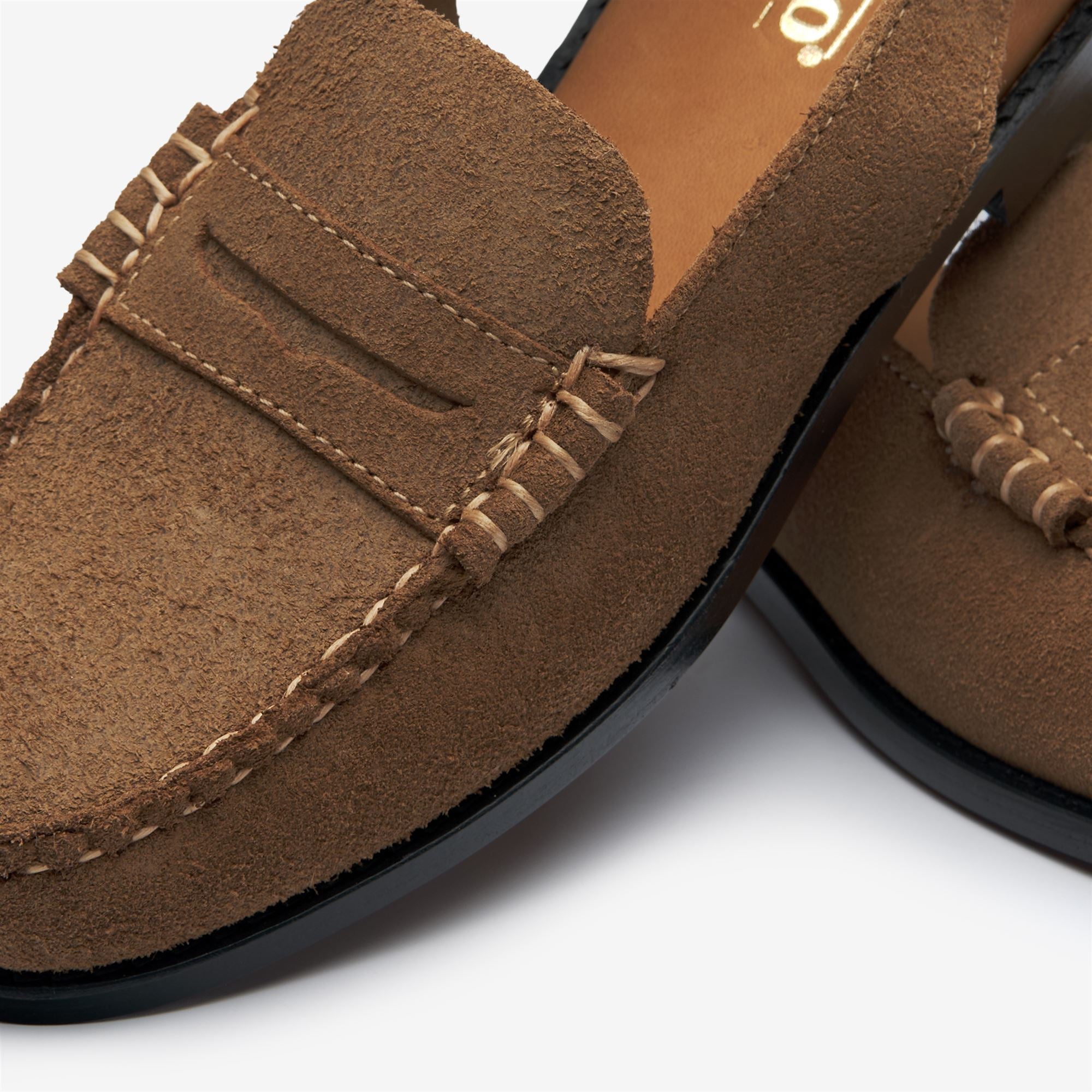 Beige women's business Moccasin Sandals with Adjustable Strap | Sebago