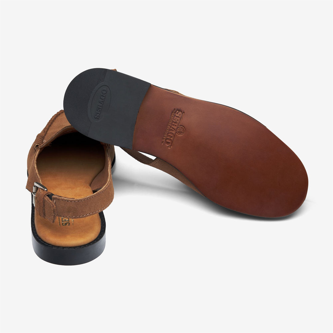 Cognac brown Women's Business Slingback Sandals main