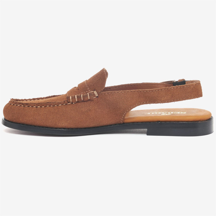 Cognac brown Women's Business Slingback Sandals 3