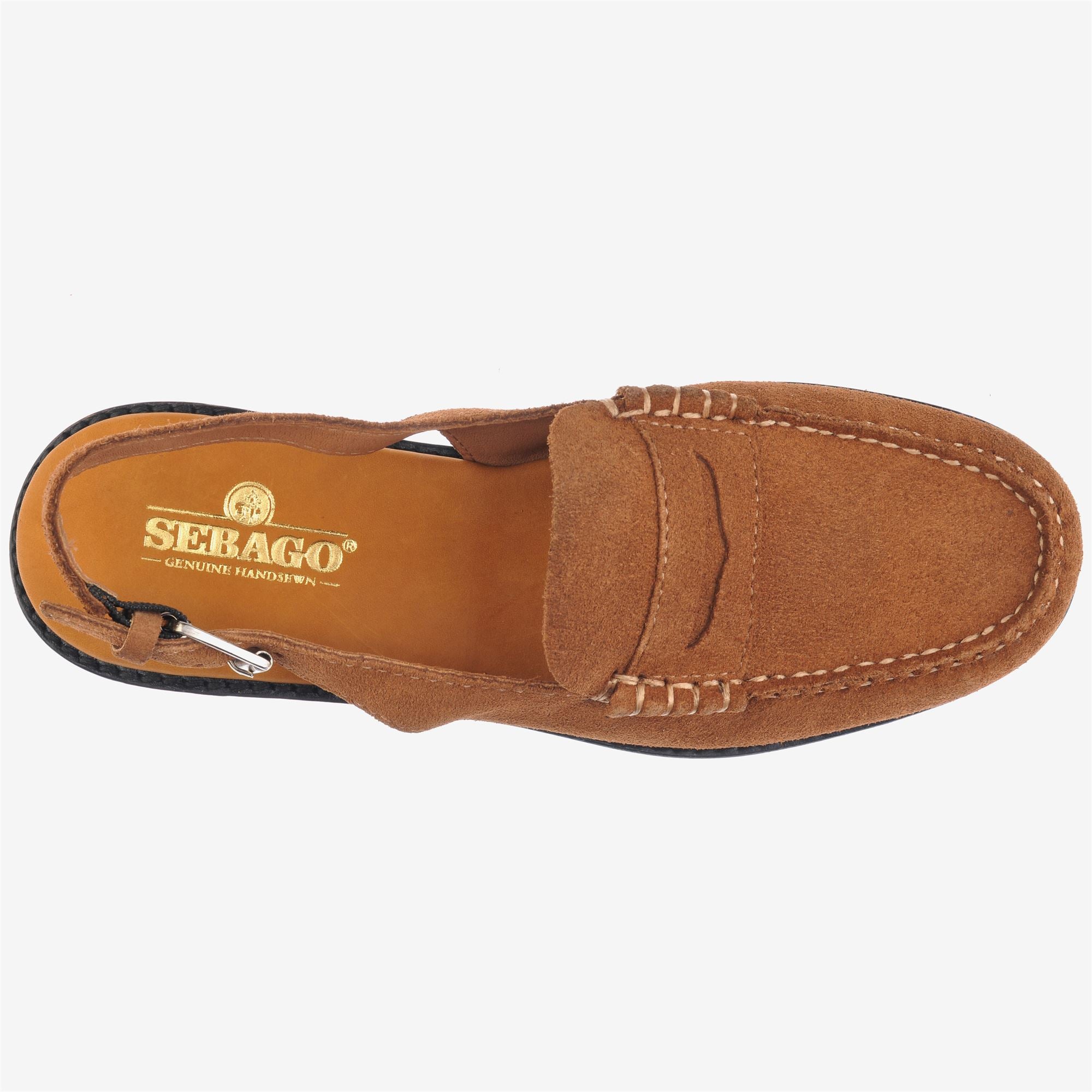 Cognac brown Women's Business Slingback Sandals | Sebago