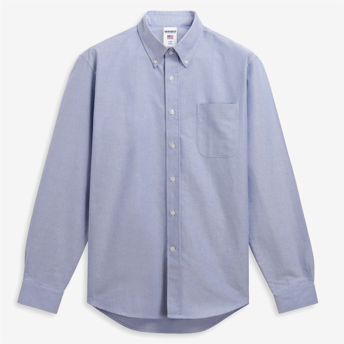 Blue Unisex Cotton Oxford Shirt
