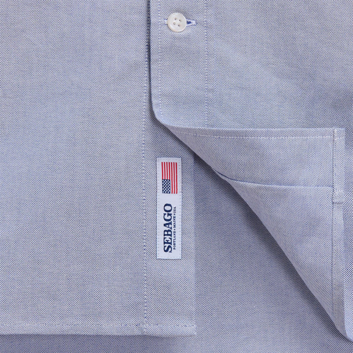 Classic blue Unisex Oxford Shirt for Yachting 3