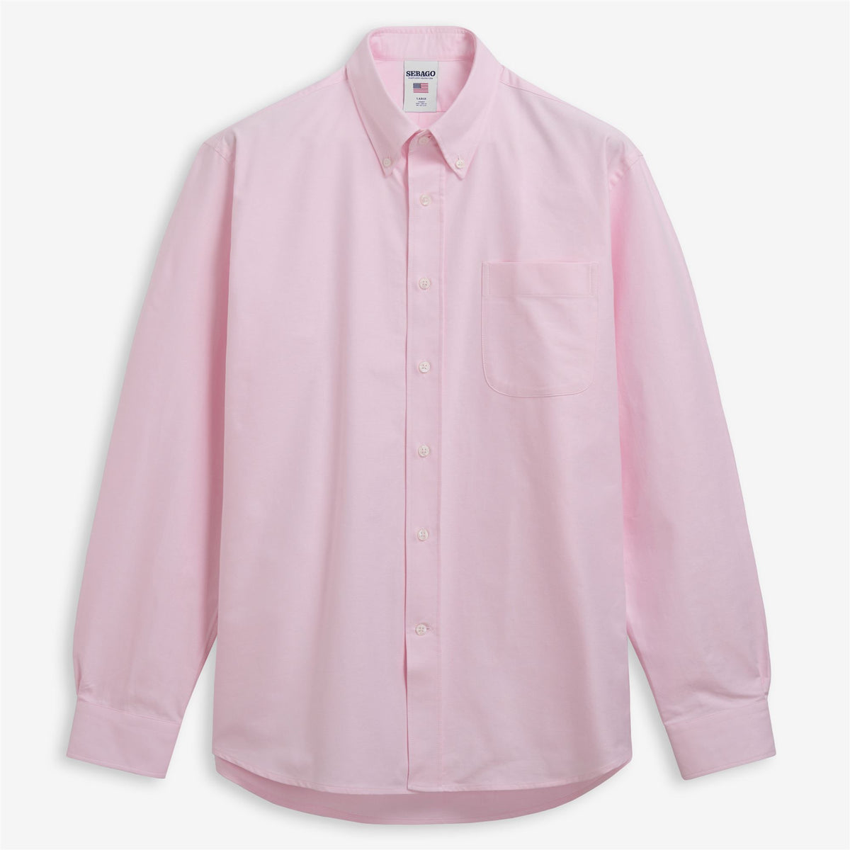 Red Unisex Cotton Oxford Shirt
