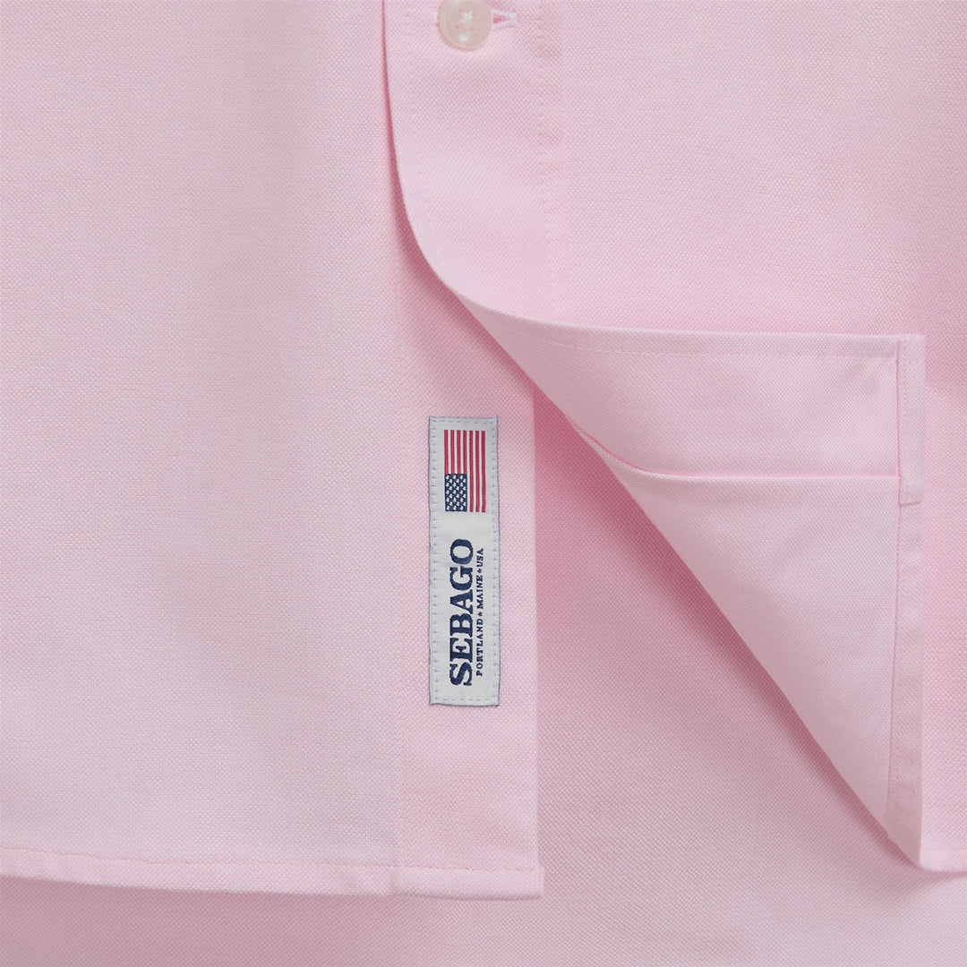 Pink Unisex Oxford Yachting Shirt with Classic Style main