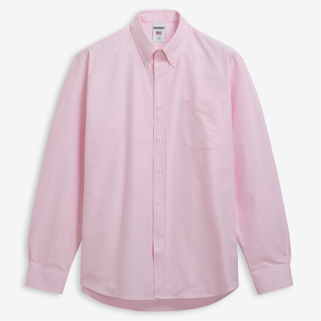 Pink Unisex Oxford Yachting Shirt with Classic Style main