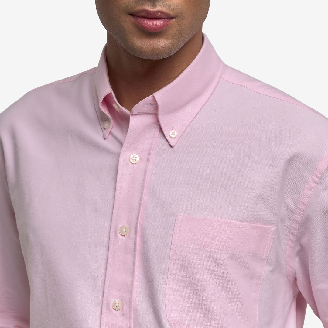 Pink Unisex Oxford Yachting Shirt with Classic Style main