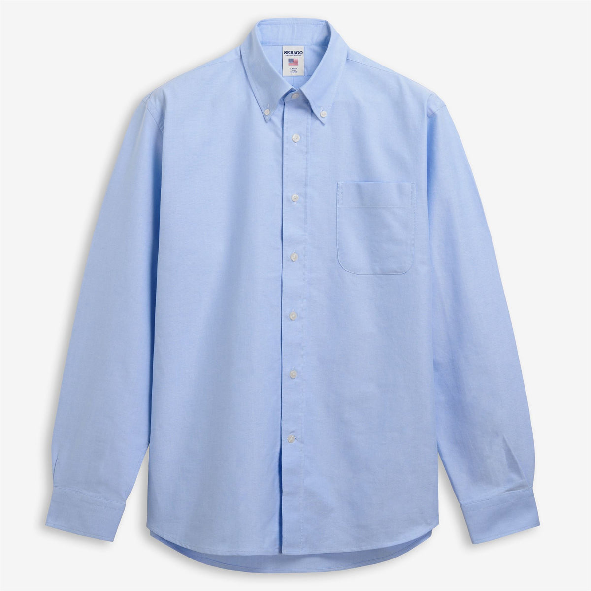 Blue Unisex Cotton Oxford Shirt