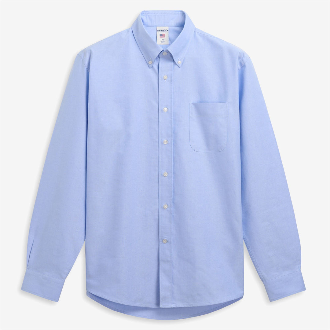 WHALEBACK OX - SHIRTS - Oxford - Unisex - AZURE IBIZA 01