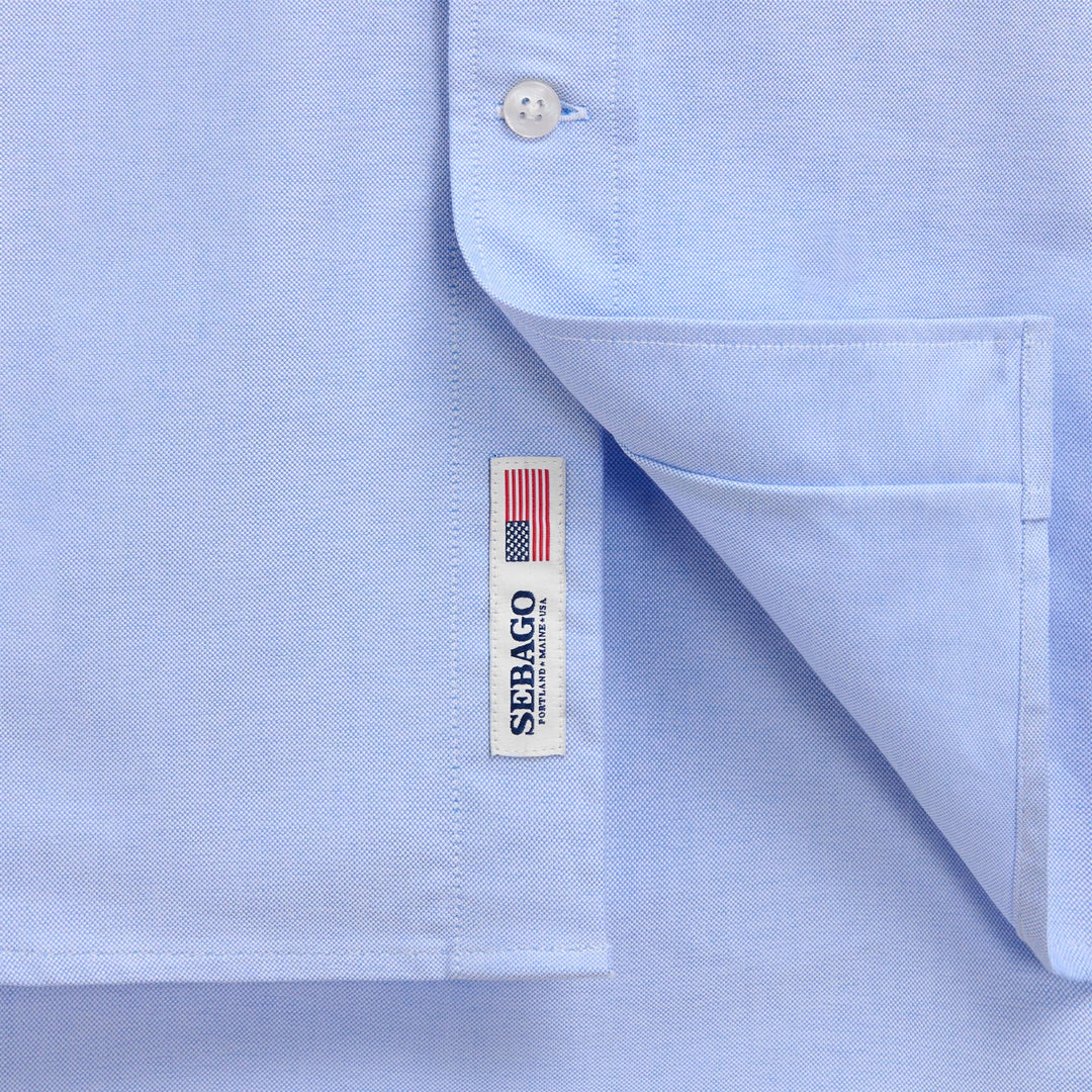 Azure Blue Unisex Oxford Yachting Shirt main