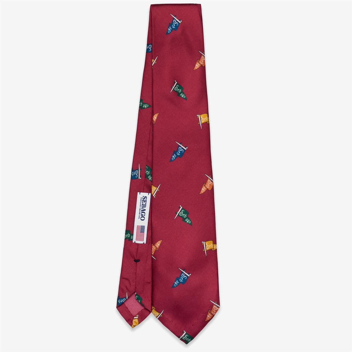 Red Men's Silk Tie