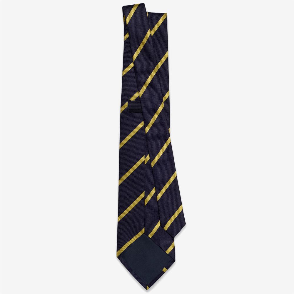 Corbata de seda azul estilo regimiento para hombre para uso informal 02