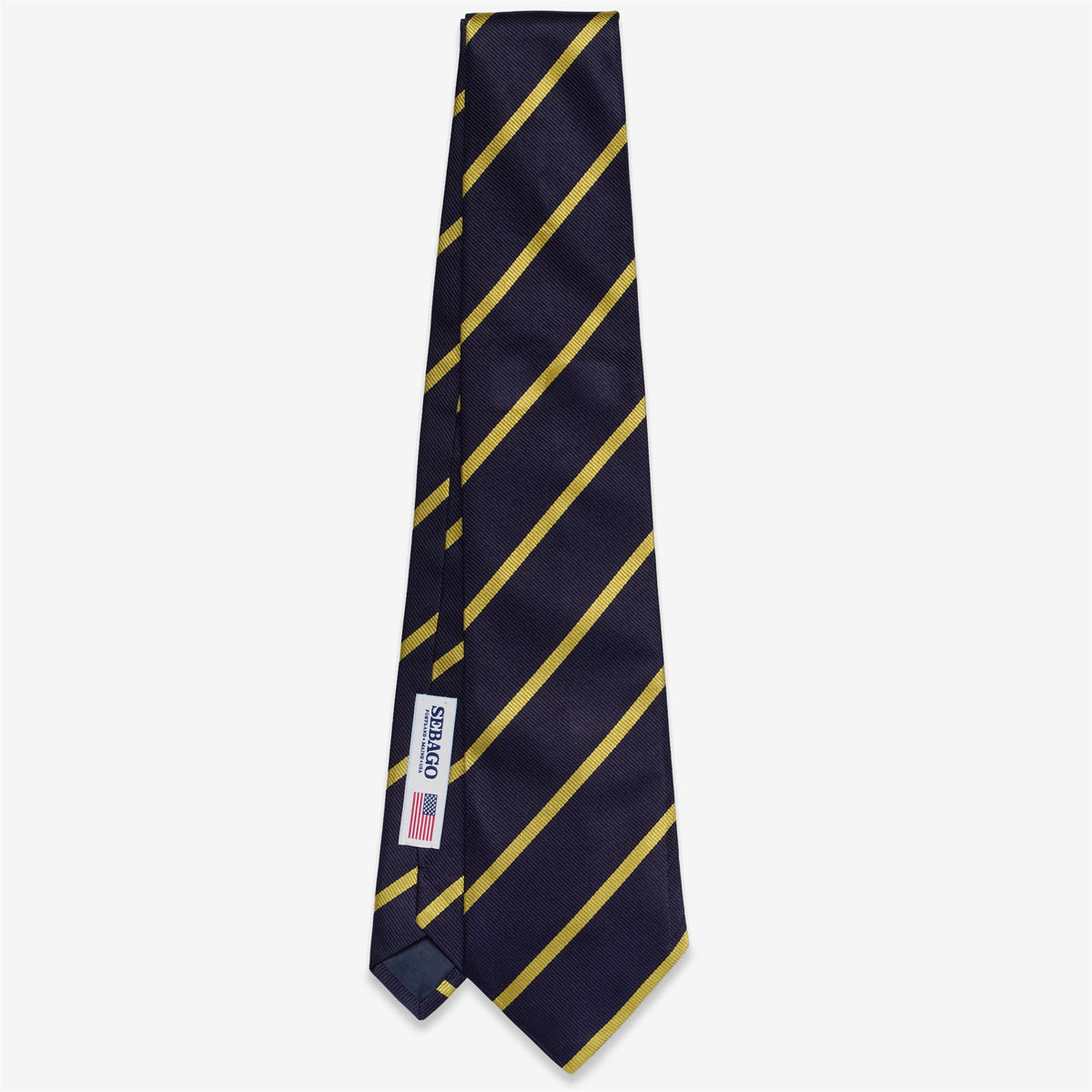 Blue Men's Silk Regimental Tie