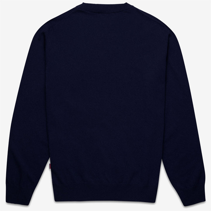 Dark Blue Unisex Wool Knitwear Jumper 2