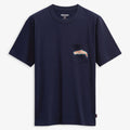 T-Shirts & Top_UNISEX_EASTLAKE_T-Shirt_Blue Dk - Commercial 1