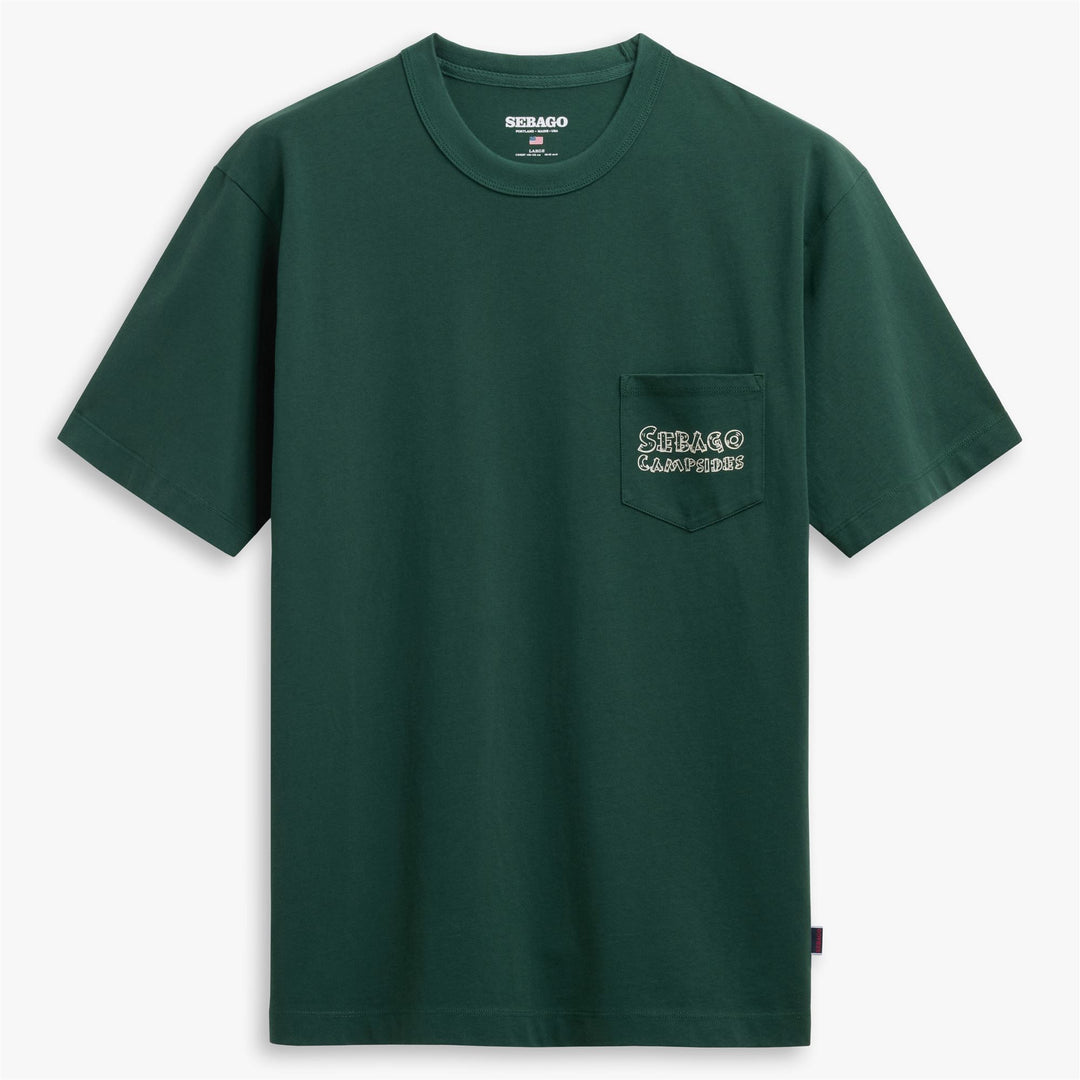 Green unisex Wymanlake Graphic T-Shirt with Pocket Design 01