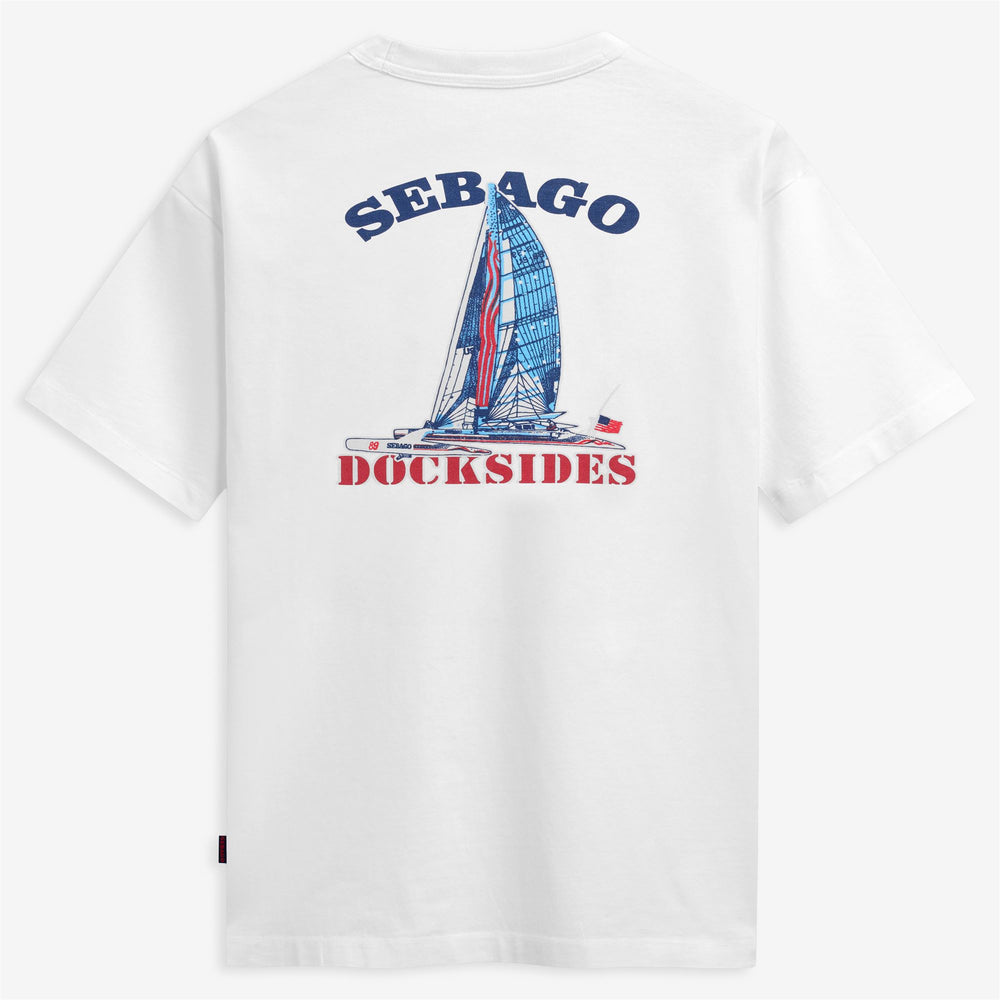White Unisex Cotton Graphic T-Shirt with Pocket 02
