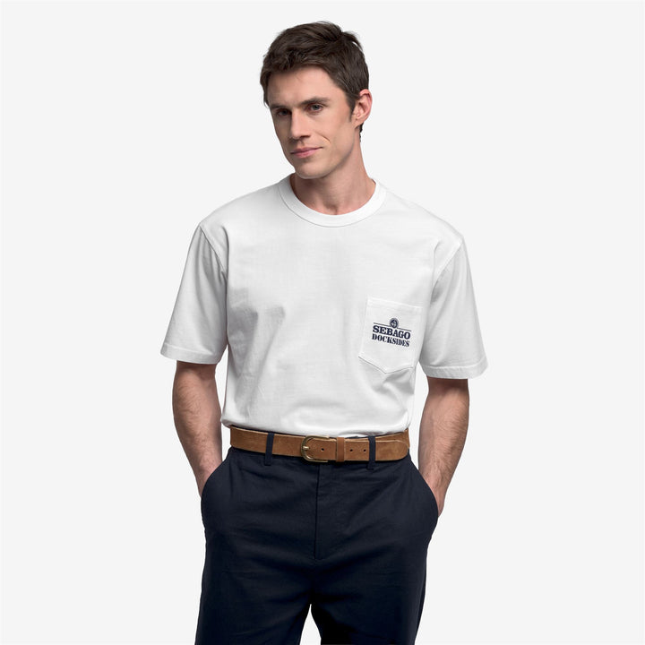 White Unisex Cotton Graphic T-Shirt with Pocket 4