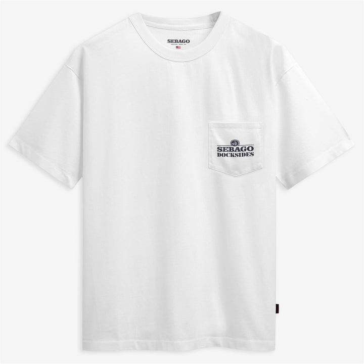White Unisex Cotton Graphic T-Shirt with Pocket 1