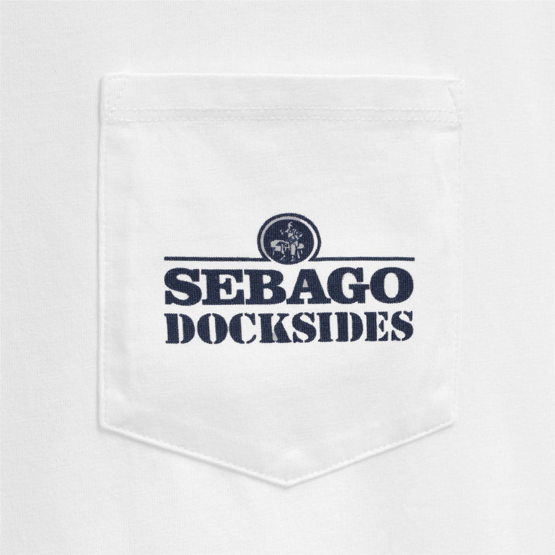 White Unisex Cotton Graphic T-Shirt with Pocket main