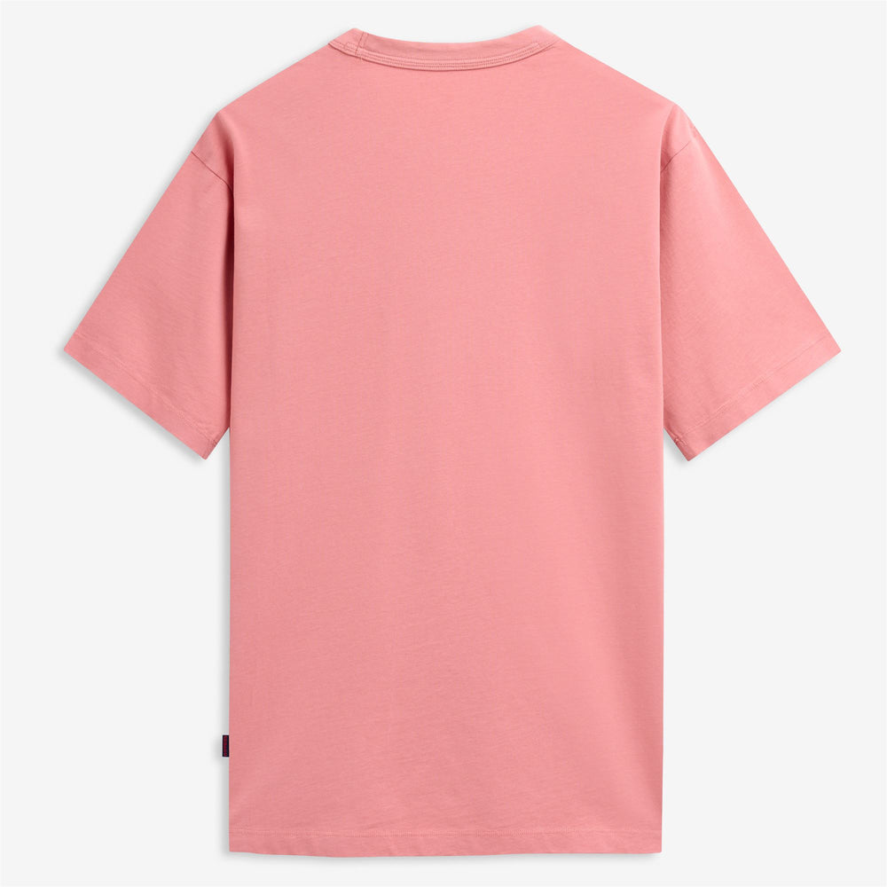 Camiseta unisex de algodón rosa con estampado de velero 02
