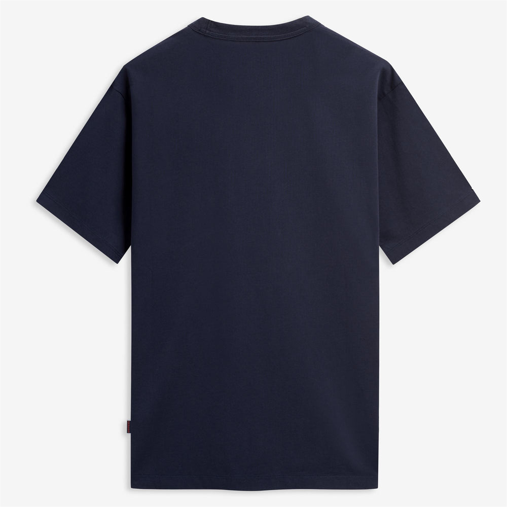 Dark Blue Unisex Cotton Adventure T-Shirt with Pocket 02