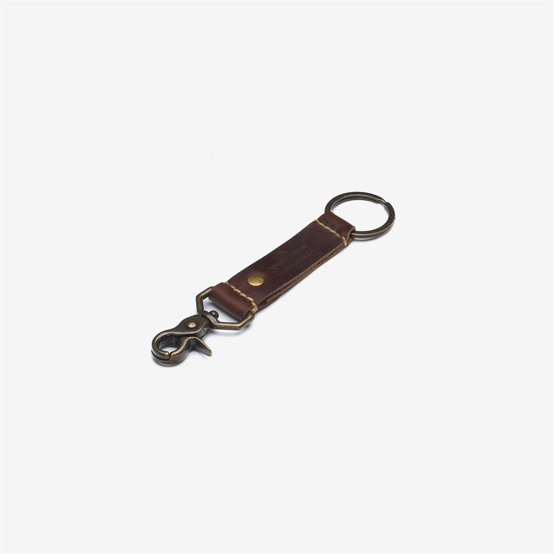 Brown Unisex Leather Key Chain from USA Made Collection 01