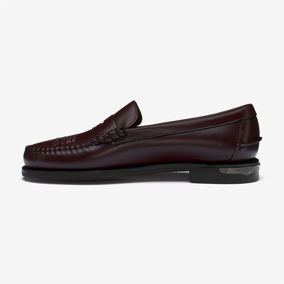 Brown Men's Leather Penny Loafer