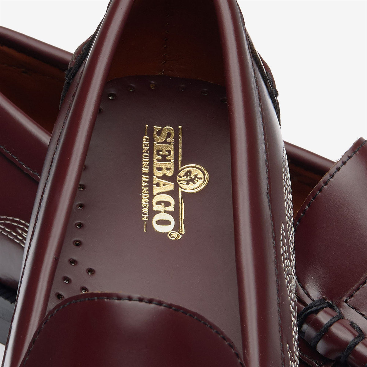 Mocassino penny in pelle marrone da donna