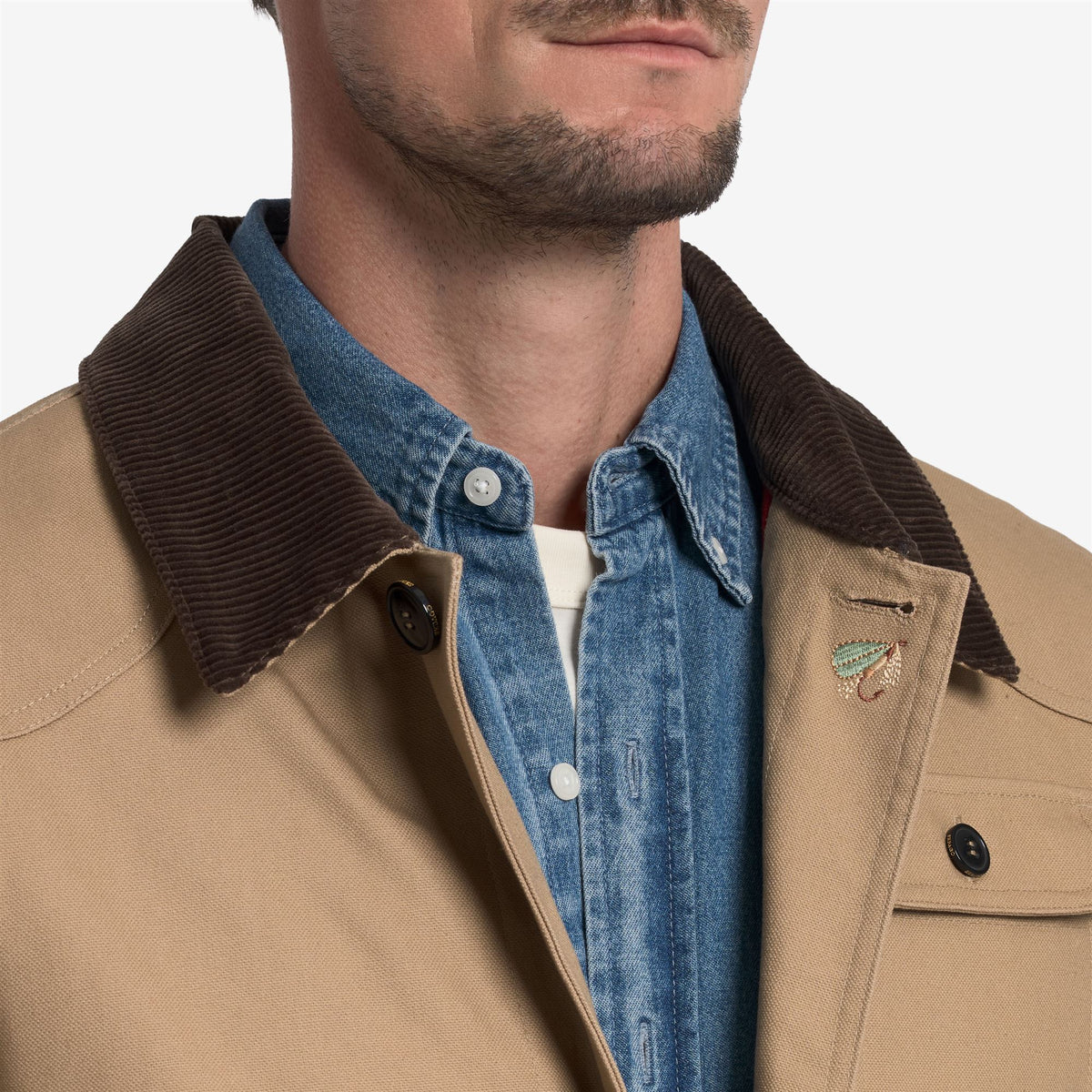 Jackets_Unisex_TENNY CANVAS_Jacket_BROWN CARTOUCHE - Commercial 7