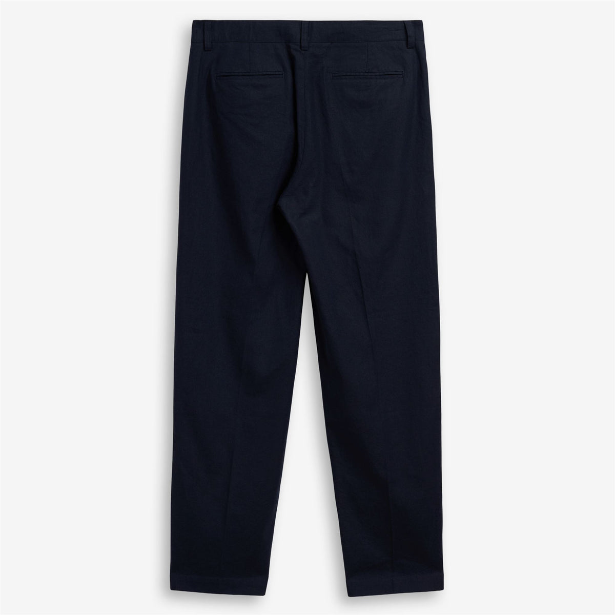 Blue Men's Linen Casual Trouser