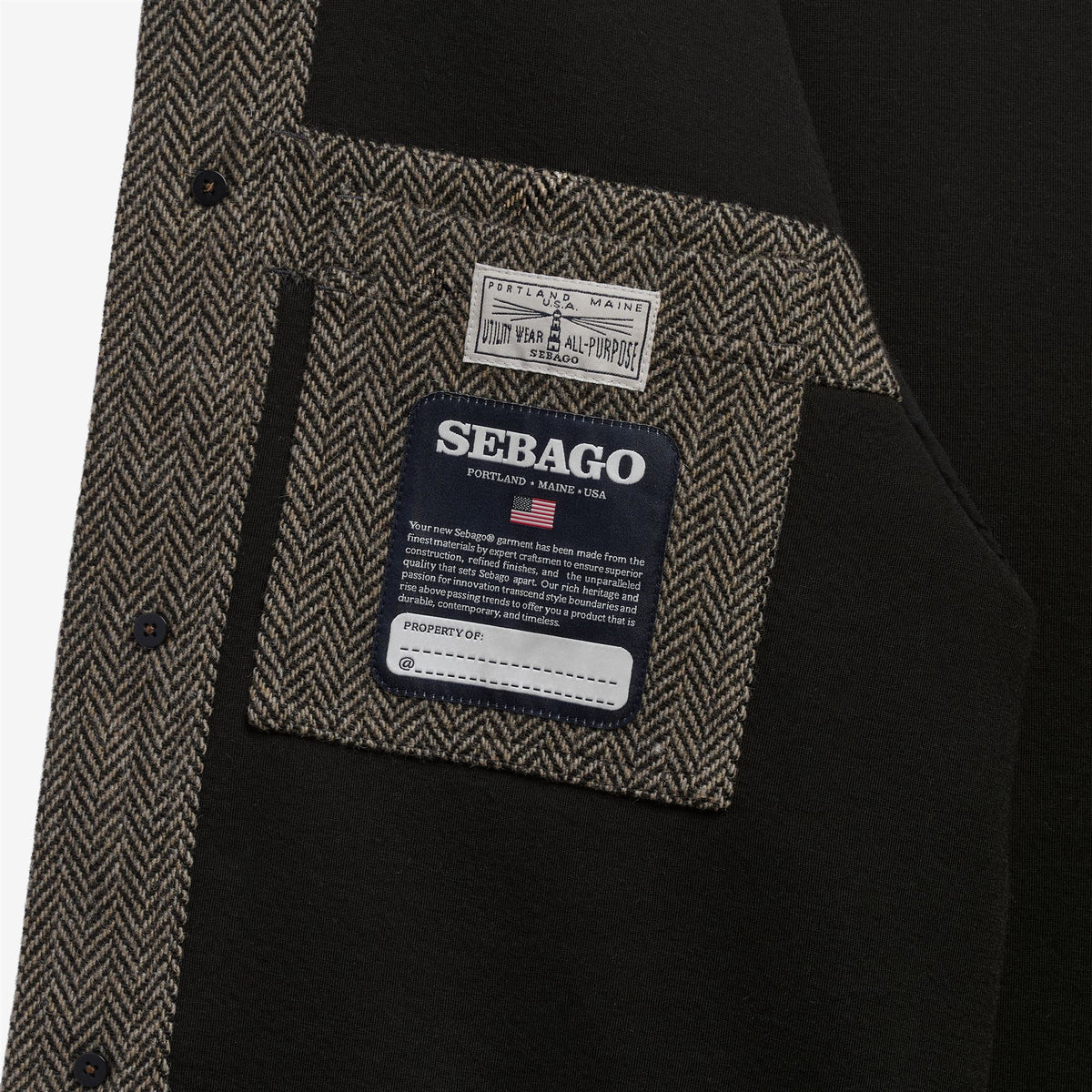 Grey Unisex Wool Jacket