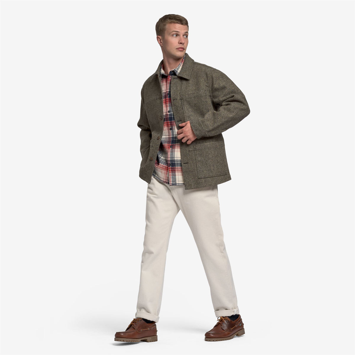 Grey Unisex Wool Jacket
