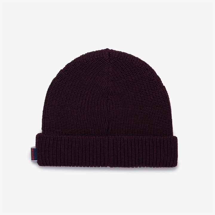 Berretto in Lana Unisex per Vela Rosso Bordeaux 2