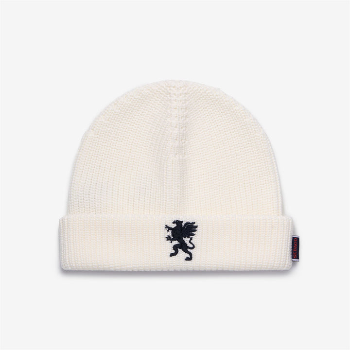 Bonnet unisexe en laine blanche naturelle pour yachting 1
