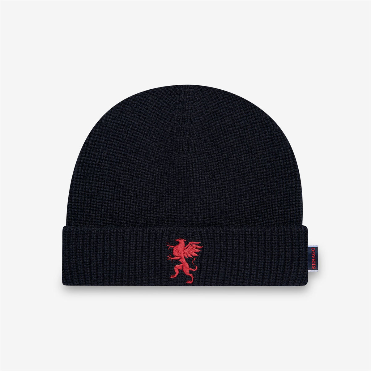 Blue Unisex Merino Wool Beanie