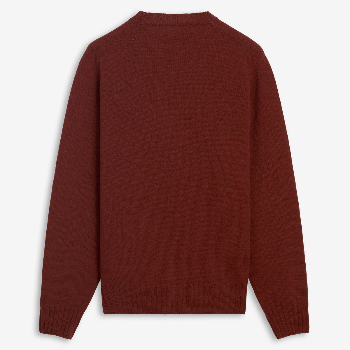 Roter Unisex-Wollpullover