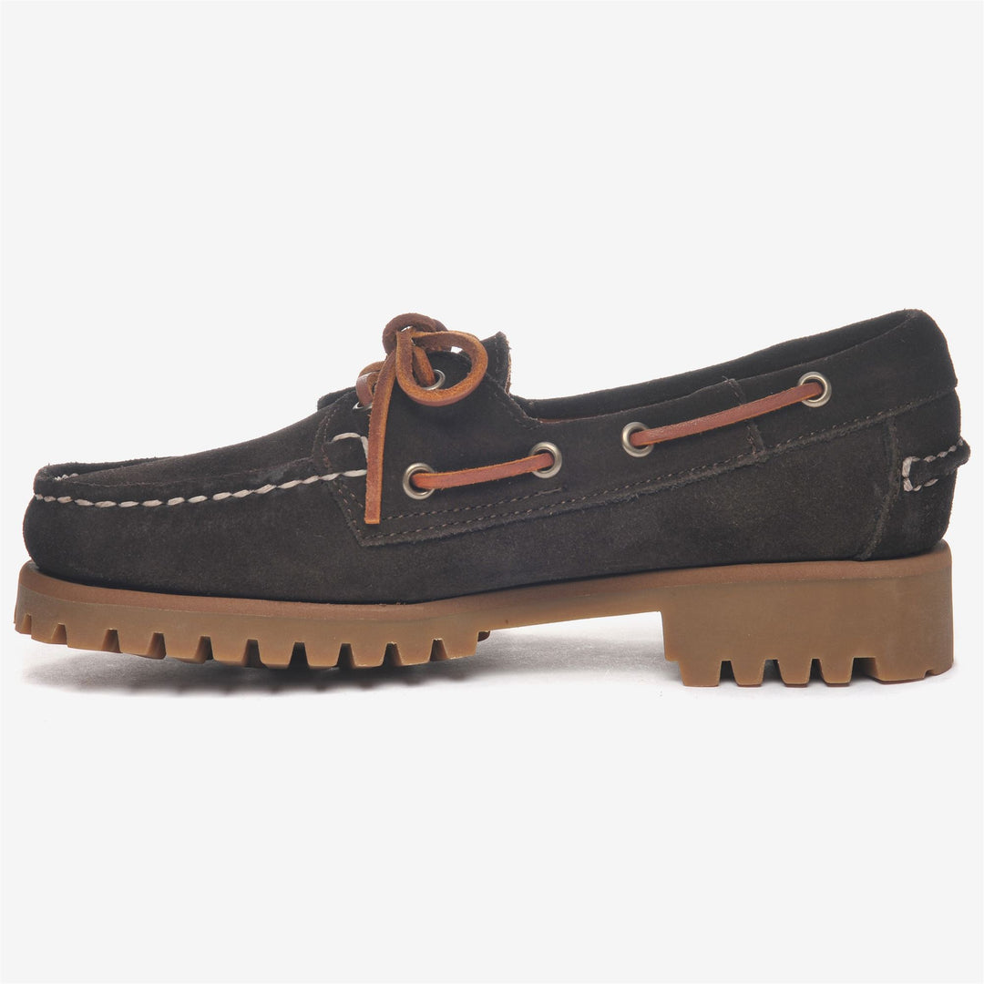 Moka Brown Women's Suede Moccasin Footwear for Leisure main